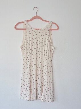 Free People flower print mini dress